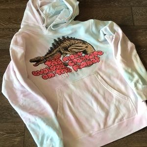 CAVITYCOLORS SHIN GODZILLA HOODIE TIEDYE MEDIUM
